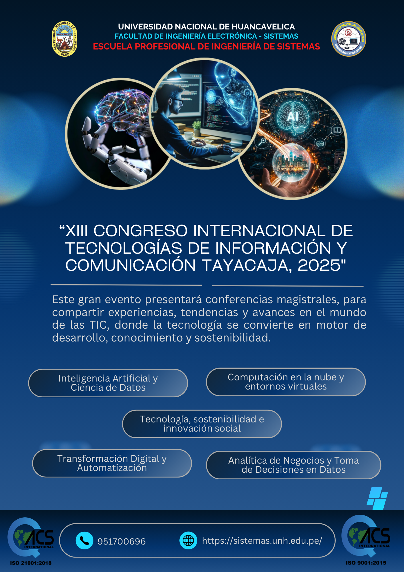 XIII CONGRESO INTERNACIONAL DE TECNOLOGÍAS DE INFORMACIÓN Y COMUNICACIÓN
